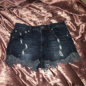 Altar’d State | Dark Distressed Shorts | 7